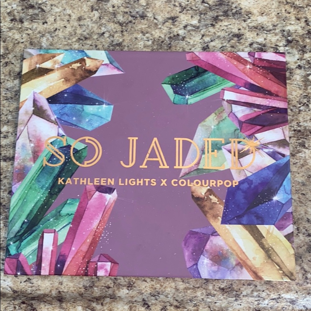 Kathleen lights x color pop so jaded palette